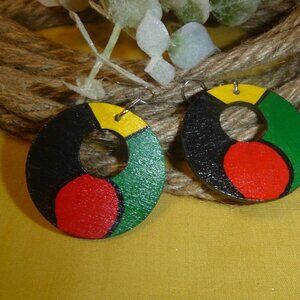 Afrocentric Earrings / Caribbean Earrings / RBG Earrings